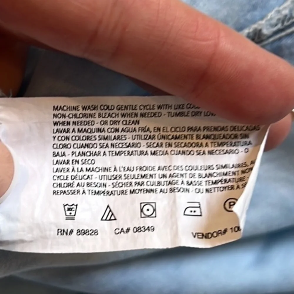 👢Nine West Jeans,Sinfully Soft Lyocell Dress, Incredible Material,Lace-Up Front - Picture 6 of 10